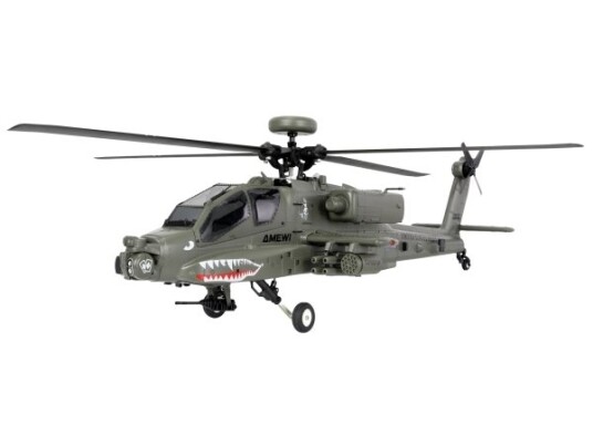 Amewi Apache Ah-64D Cp Helikopter 6G/3D Rtf Grønn 16+