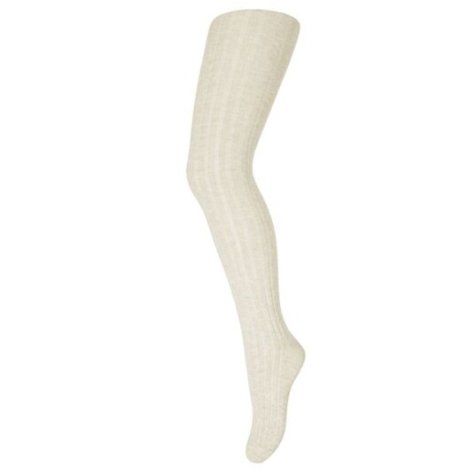 MP 128 Wool Rib Tights 432 Offwhite 5-6 år/120