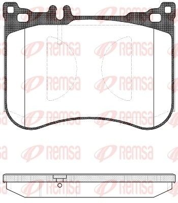 Bremseklosser REMSA 1534.00 Bremseklosser REMSA 1534.00