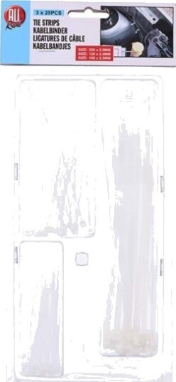 Allride Strips, 75 Stk. Transparent Allride Strips, 75 Stk. Transparent