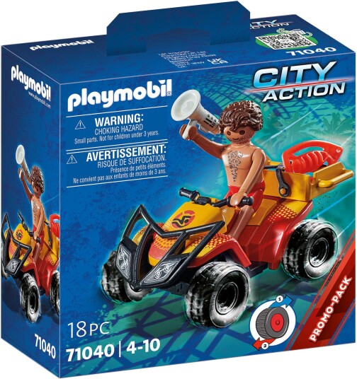 Playmobil City Action - Sauveteur en mer et quad
