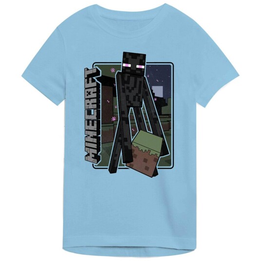 Minecraft T-skjorte Vintage Enderman - 152 / 12 år - Barn - Gutt/Jente - 100% bomull