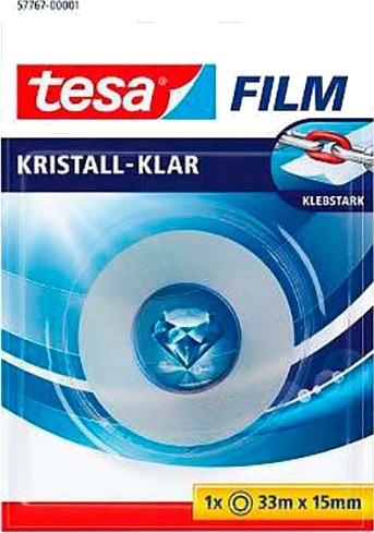 Tesa Crystal Clear tape 33m x 15mm