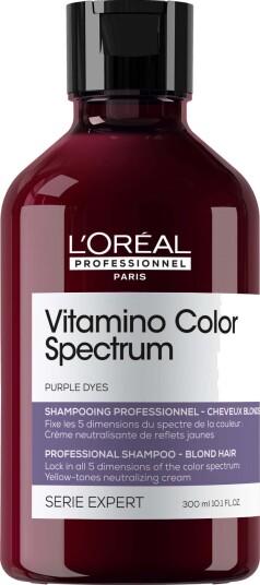 L'Oréal Professionnel Vitamino Color Spectrum Lilla Sjampo 300 ml for Farget Hår L'Oréal Professionnel Vitamino Color Spectrum Lilla Sjampo 300 ml for Farget Hår