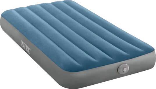 INTEX Luftmadrass med pumpe INTEX Mørk blå og grå 99 x 191 x 25 cm INTEX Luftmadrass med pumpe INTEX Mørk blå og grå 99 x 191 x 25 cm