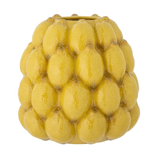 Bloomingville Limone vase Ø 22 cm Gul 1625575-04-0 1814293-01-0 Bloomingville Limone vase Ø 22 cm Gul 1625575-04-0 1814293-01-0