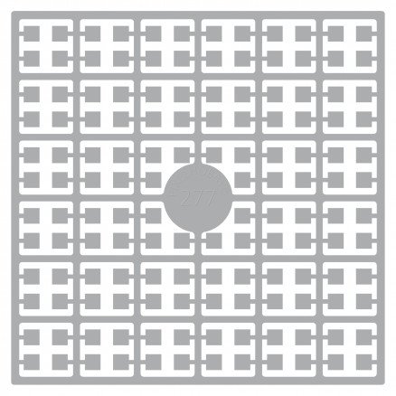 Pixelhobby Midi Perler 277 Lys Perlegrå 2x2mm 144 pixels