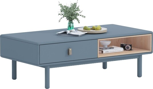 Sofabord HOME4YOU Iris 120x60x40 cm Grå - grå