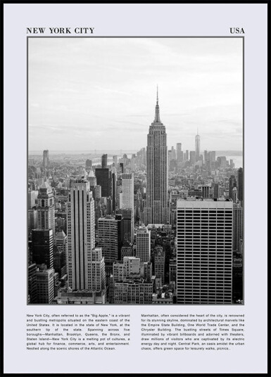 This Is New York City Plakat Plakat / 30x40cm