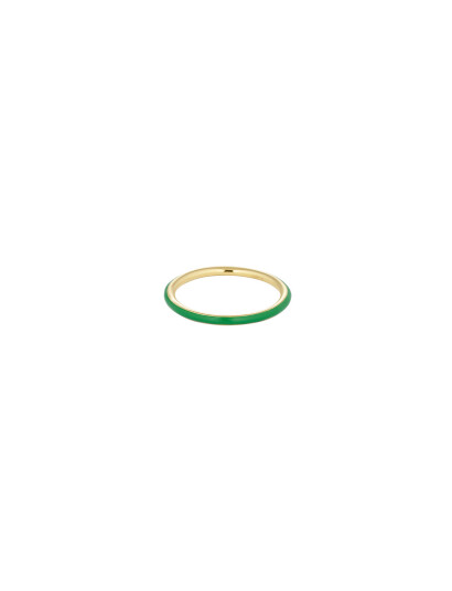 Design Letters Classic Stack Ring - Green - 52