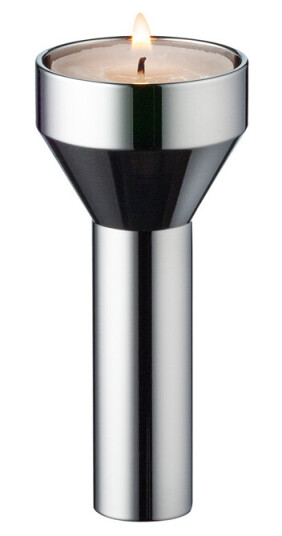 Curve ljusstake Chrome Plinth