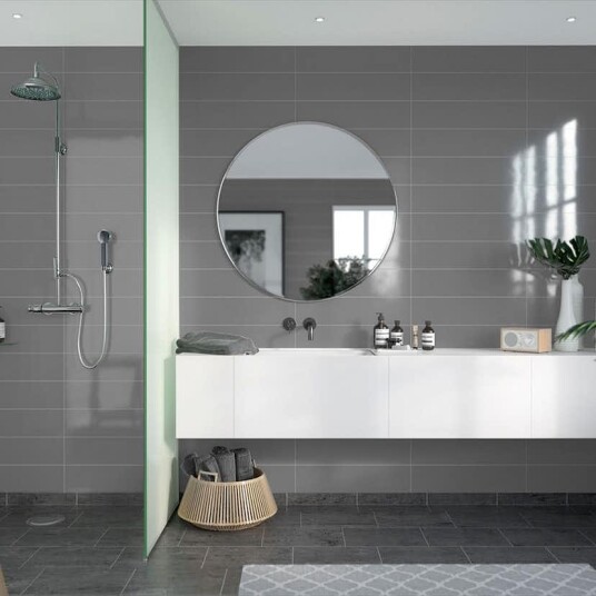 Baderomspanel Fibo 4115 M6015 Medium Grey Baderomspanel Fibo 4115 M6015 Medium Grey