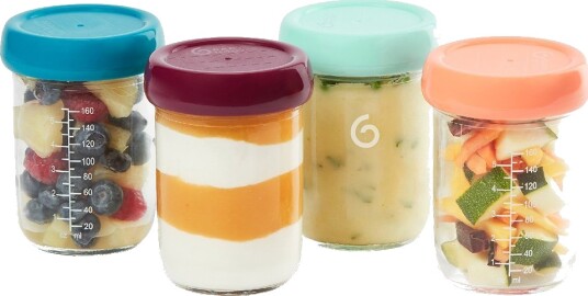 Babymoov glass til babymat 240 ml 4 stk Babymoov glass til babymat 240 ml 4 stk