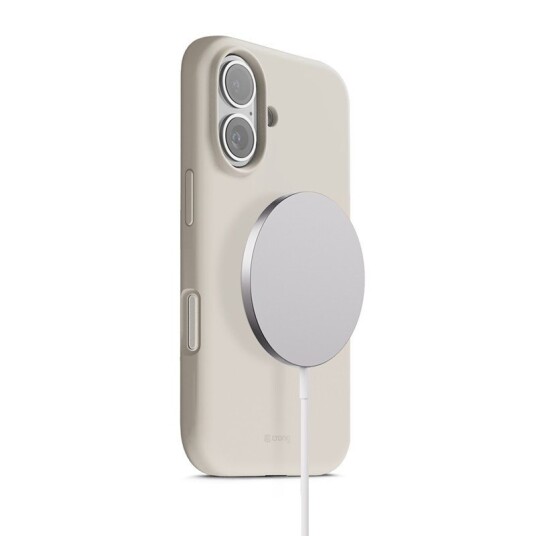 Crong Clear MagSafe Deksel til iPhone 17 Stony Beige Crong Clear MagSafe Deksel til iPhone 17 Stony Beige