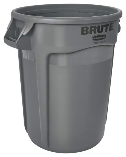 Rubbermaid Brute Tønne grå 121,1 l, Lager & miljø Rubbermaid Brute Tønne grå 121,1 l, Lager & miljø