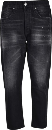 Les Hommes Herre Jeans Svart W33,