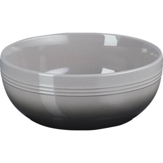 Le Creuset Coupe Collection dyb tallerken 16 cm flint Le Creuset Coupe Collection dyb tallerken 16 cm flint