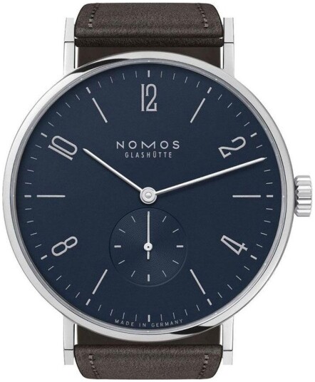 Nomos Glashütte Herreklokke N 167 Tangente Blå/Lær Ø37.5 mm Nomos Glashütte Herreklokke N 167 Tangente Blå/Lær Ø37.5 mm