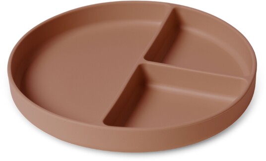 nuuroo Mingo Delt Tallerken Silikon Chocolate Malt