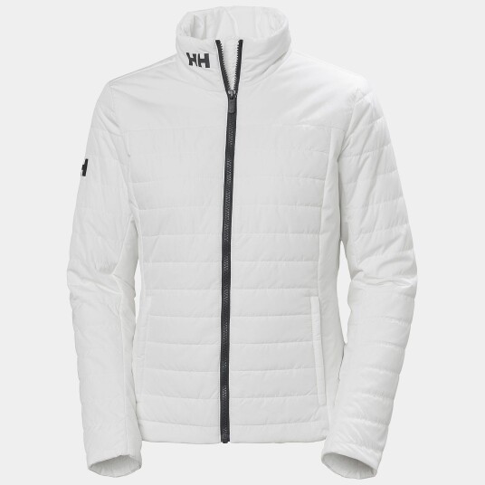 Helly Hansen Dame Crew Insulator 2.0 Fôret Seilerjakke Hvit Xs