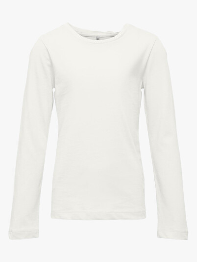 Kids Only New Only Long Sleeve Tee Hvit 110/116