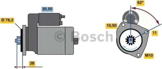 BOSCH 0 986 024 050 Starter BOSCH 0 986 024 050 Starter
