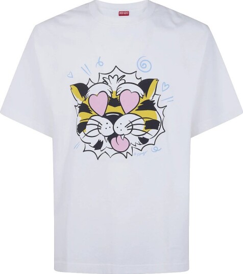 Kenzo Herre Topper Hvit M,