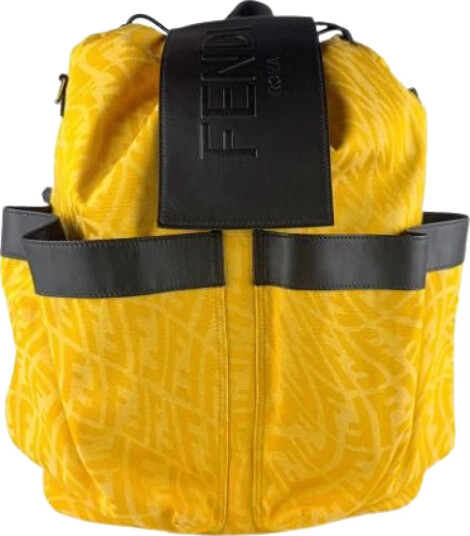 Fendi Vintage, Herre, Pre-owned, Gul, ONE SIZE,