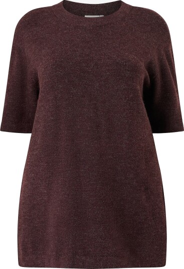 KAFFE Curve Genser KCniela Pullover Rød KAFFE Curve Genser KCniela Pullover Rød