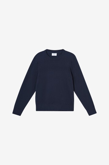 Grunt Genser grCarl Crew Knit Blå