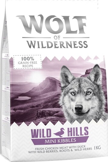 Wolf Of Wilderness Tørrfôr Mini Wild Hills And 5 X 1 kg