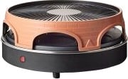 Emerio PO-113255.4 - Pizzaovn/grill/raclette - 1,8 kW - terracotta oransje