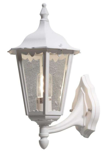 Konstsmide Firenze Utendørs Vegglampe Classic Hvit