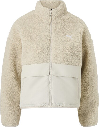 Puma Teddyjakke Re:fibre Sherpa Jacket W Hvit