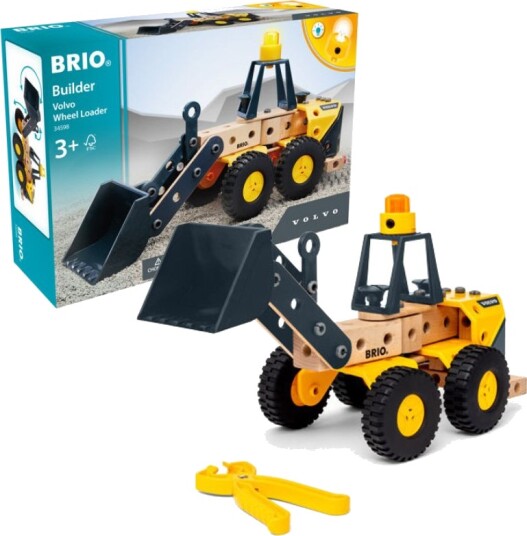 Brio Builder Volvo Hjullaster 58 Deler 34598 Brio Builder Volvo Hjullaster 58 Deler 34598