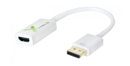 Techly Iadap Dp-Hdmifp 0,2 M Displayport Hdmi Hankjønn Hunkjønn Rett Techly Iadap Dp-Hdmifp 0,2 M Displayport Hdmi Hankjønn Hunkjønn Rett