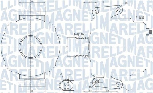 MAGNETI MARELLI 063732007010 Dynamo MAGNETI MARELLI 063732007010 Dynamo