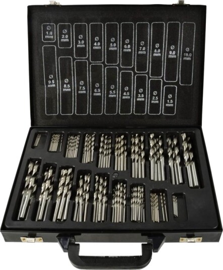 Boresett Geko Hss Sylindrisk 1,0–10,0 Mm (Sett) Boresett Geko Hss Sylindrisk 1,0–10,0 Mm (Sett)