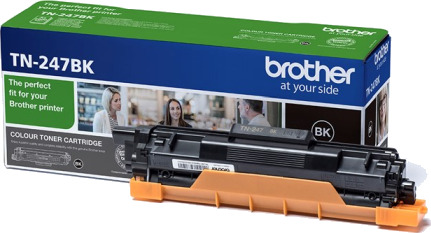 Brother TN 247 BK Lasertoner - TN247BK Original - Svart 3000 sider