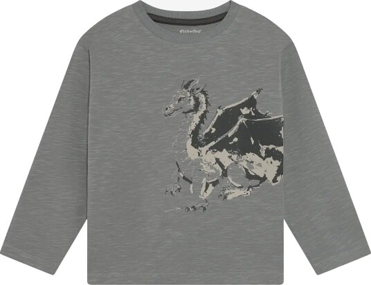 Minymo T-Shirt Ls PROFILE GRAY 134