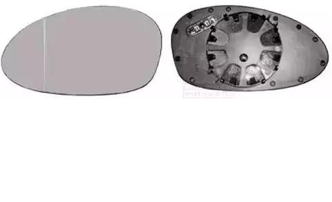 Speilglass ytterspeil VAN WEZEL 0657835 Speilglass ytterspeil VAN WEZEL 0657835