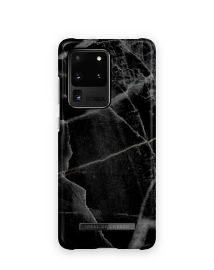 iDeal of Sweden Fashion Case Galaxy S20 Ultra Black Thunder Marble