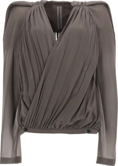 Rick Owens Dame Bluser & Skjorter Grå M,