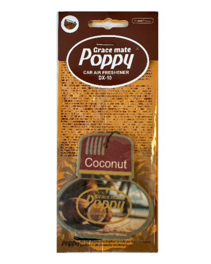 Poppy Grace Mate Classic luftforfriskere Type: Coconut