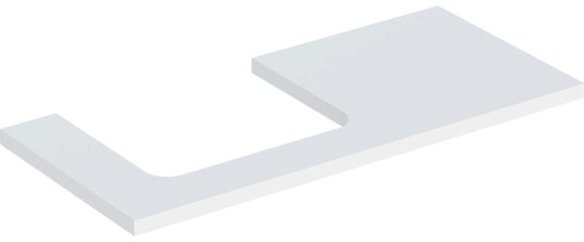 Geberit One 505.304.00.2 Benkeplate 105 cm Hvit, Matt