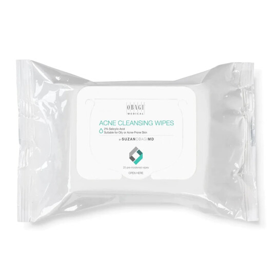 Suzan Obagi Acne Cleansing Wipes m/2% Salisylsyre
