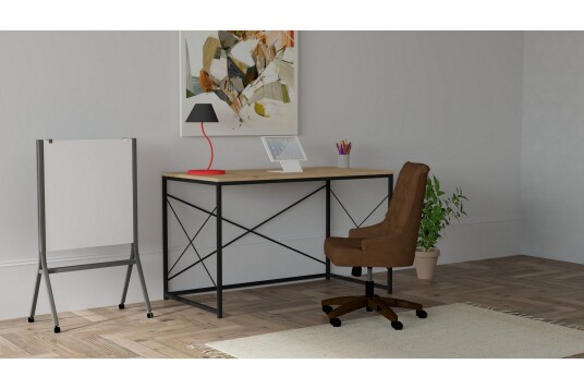 Piaam Skrivebord 121x72x121 cm Blå