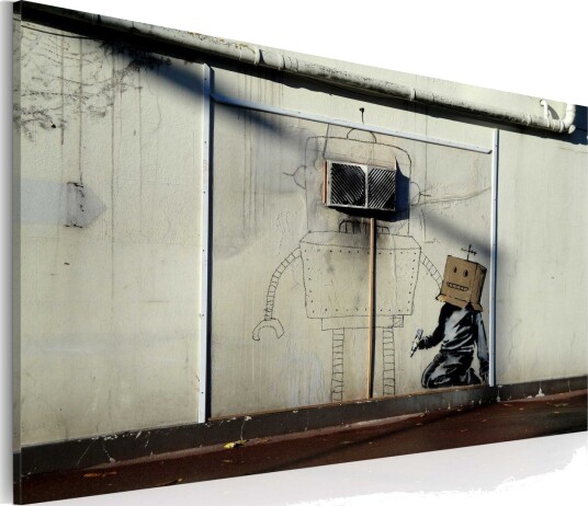 Bilde Robots Banksy 60x40 Artgeist sp. z o. o.