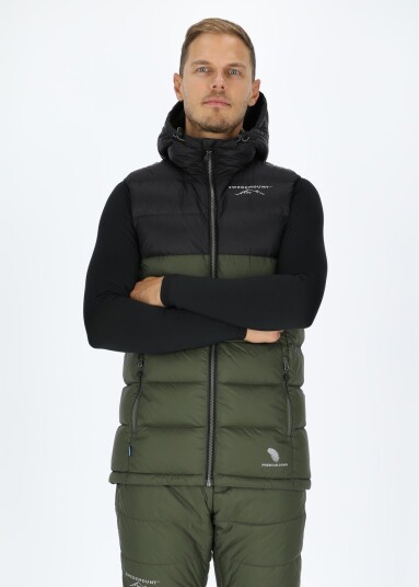 Swedemount Östersund Down Vest Black/Olive L Vester