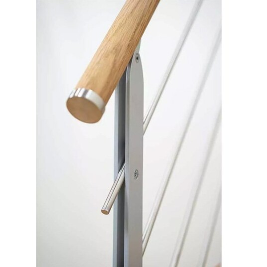 Dolle Utvendig Gelender Design Eik Oljet Pearl Grey 2 3T